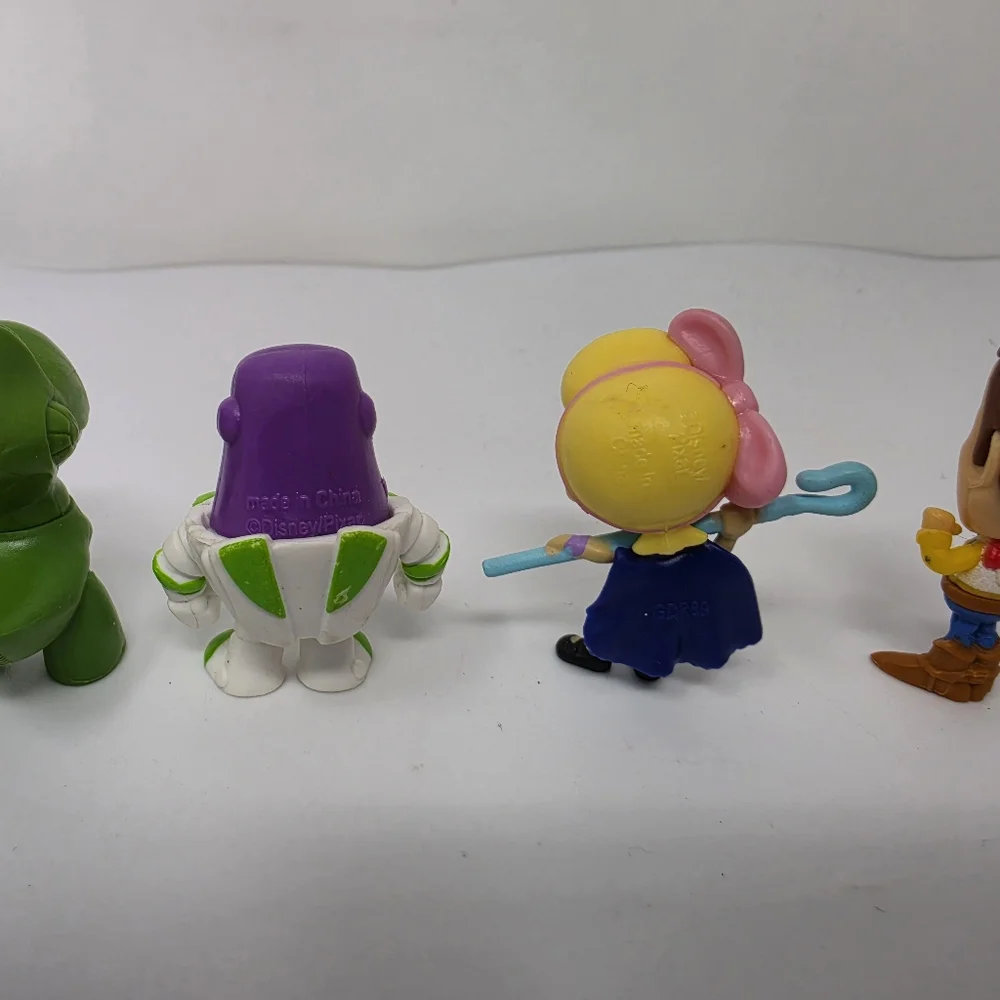 Disney Toy Story Buzz Lightyear Woody Bo Peep Rex  Lot of 4